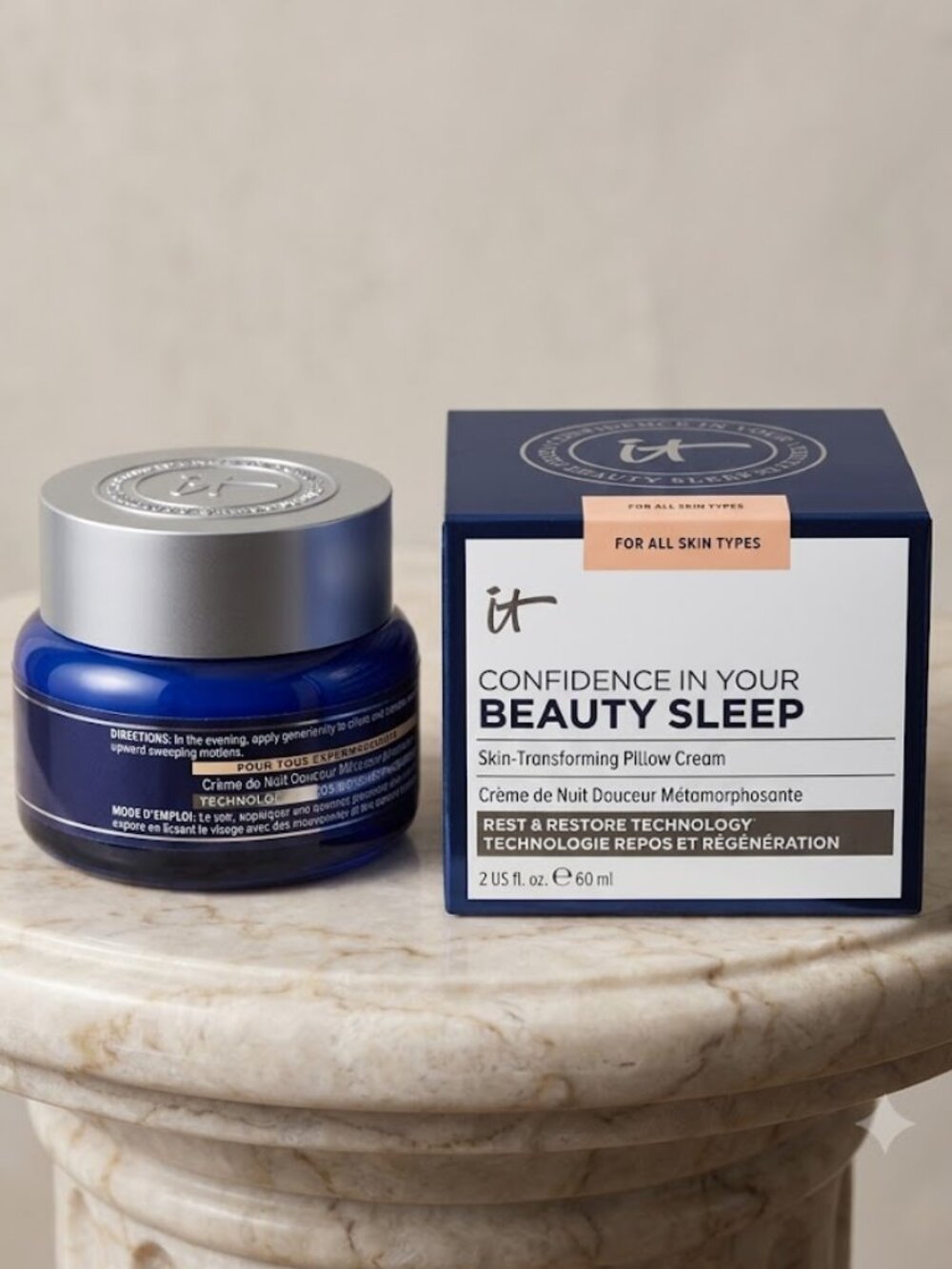 IT Cosmetics confidence in your Beauty Sleep Night cream 2 fl oz nIB